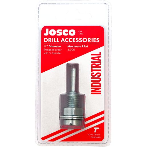 JOSCO Polishing Arbor Adapter 12.7 6.3 Spindle - 600Card