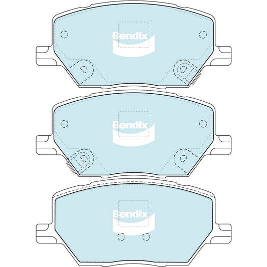 Bendix 4WD Brake Pads Set Front - DB2399 4WD