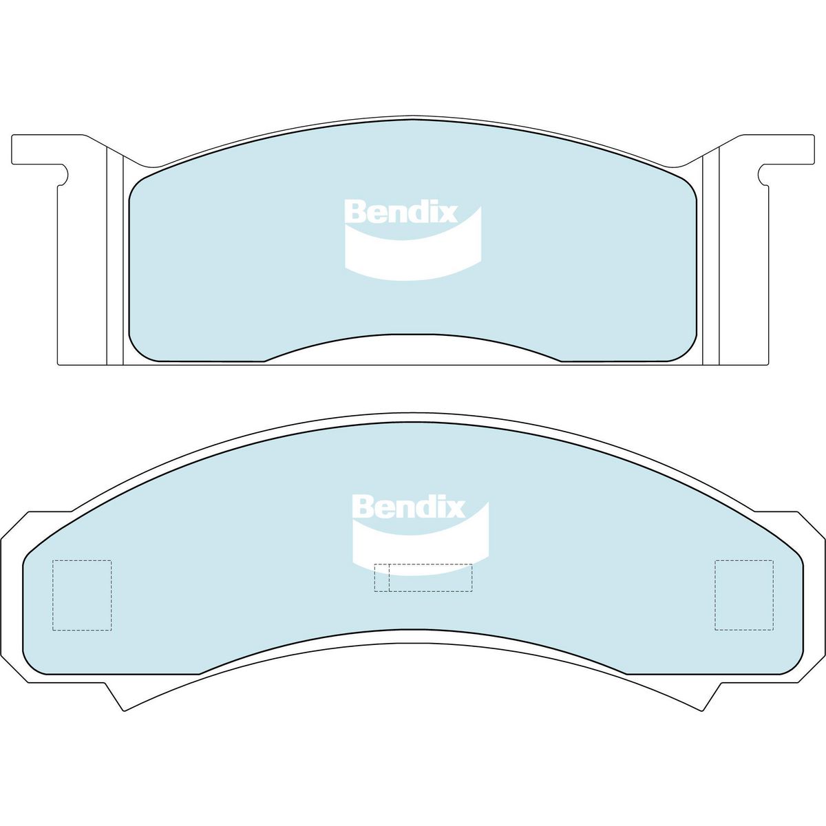 Bendix General CT Brake Pad Set Front - DB1230GCT