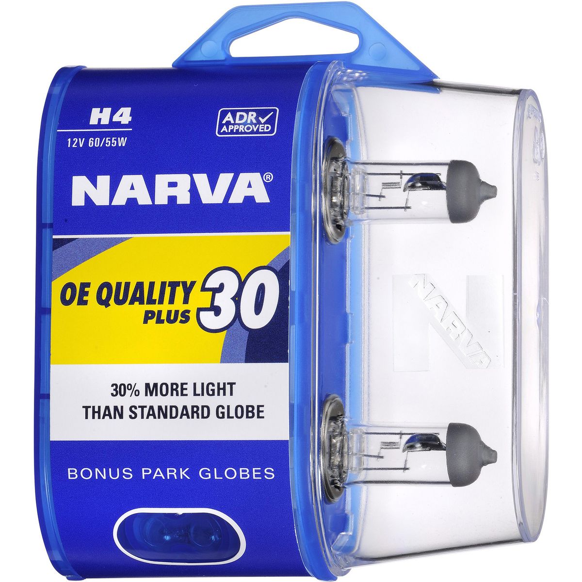 Narva H4 Globe 12V/55W Plus 30 - 48881BL2