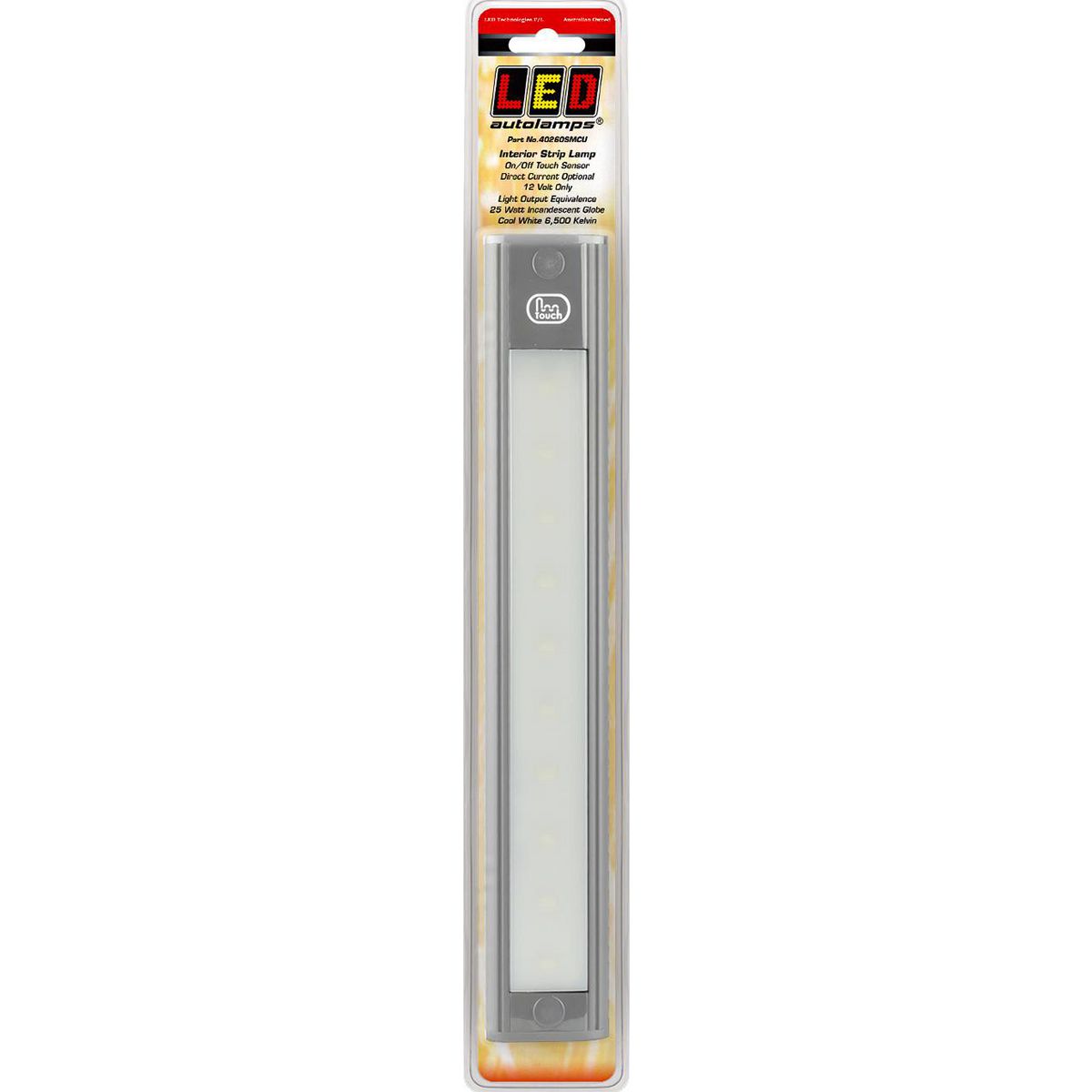 LED Autolamps 12V Interior Strip lamp Touch Sensor Switch With MCU Circuitry - 40260SMCU
