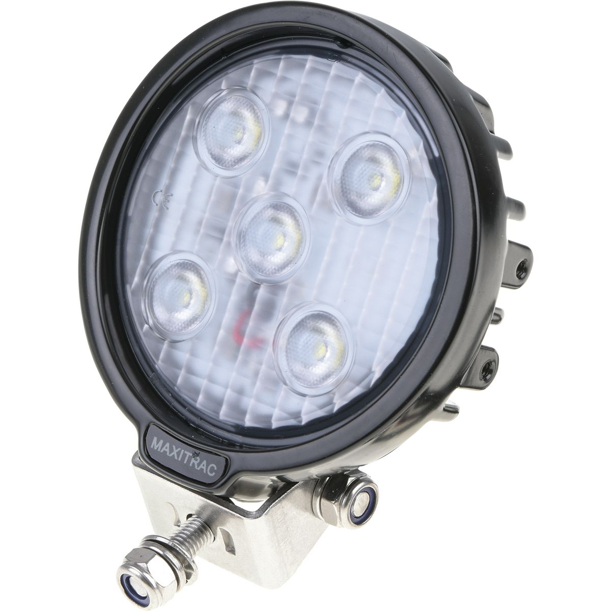 Maxi Trac 5 LED Work Light, Round, 25W, 1600 Lumens, 12/24 Volt - MTWL5RNDS5