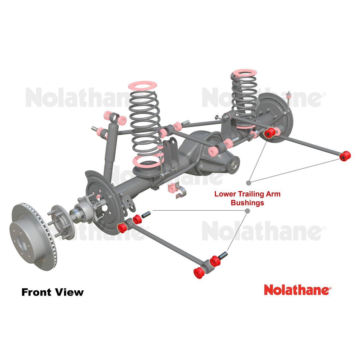 Nolathane Lower Trailing Arm Bushing Kit - 46195