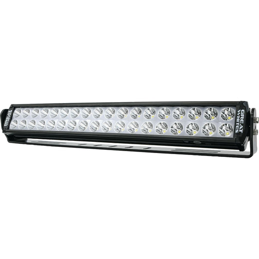 Great Whites Attack Dual Row LED Light Bar Backlit DRL (36x5W) Spot Beam - GWD5364
