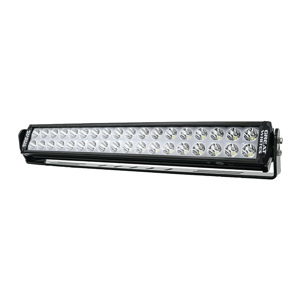 Great Whites Attack Dual Row LED Light Bar Backlit DRL (36x5W) Spot Beam - GWD5364