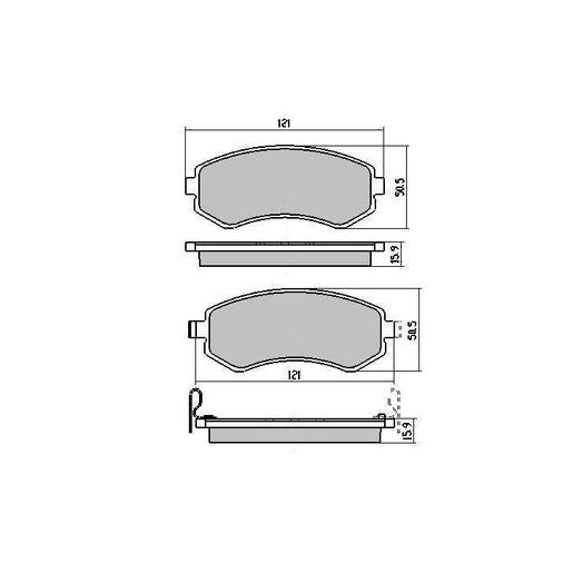 RDA Phantom Ceramic Brake Pad Set Front/Rear - RDC1148