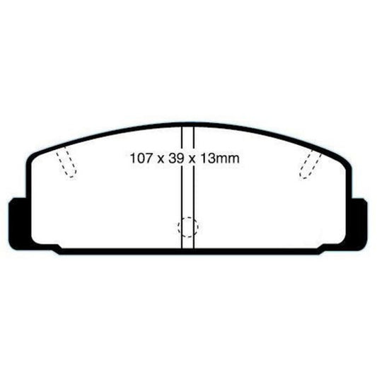 RDA Phantom Ceramic Brake Pad Set Rear - RDC417