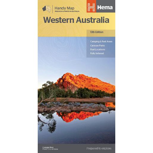 HEMA Western Australia Handy Map Edition 13 - 9321438001560