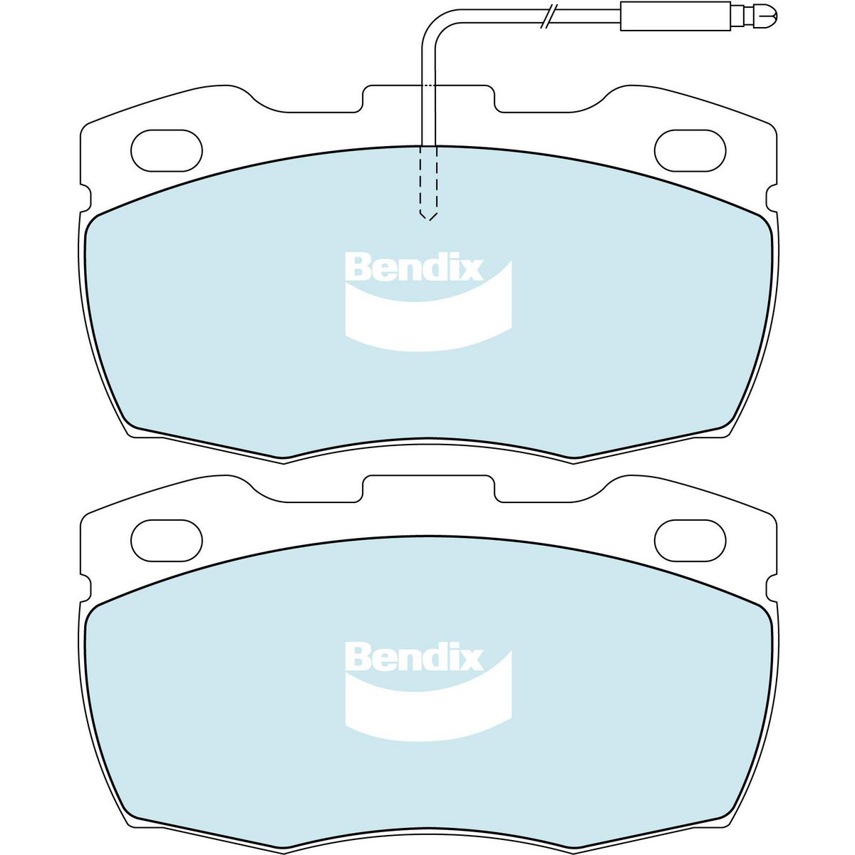 Bendix 4WD Brake Pads Set Front - DB1127-4WD