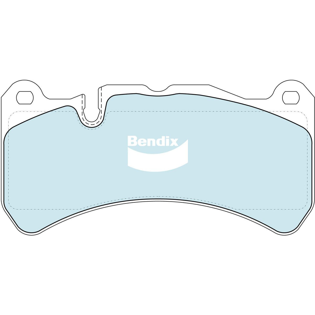 Bendix General CT Brake Pads Set Front - DB1845GCT