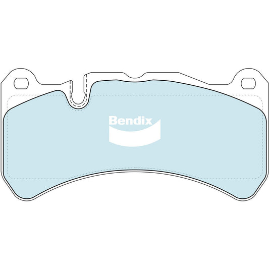 Bendix General CT Brake Pads Set Front - DB1845GCT