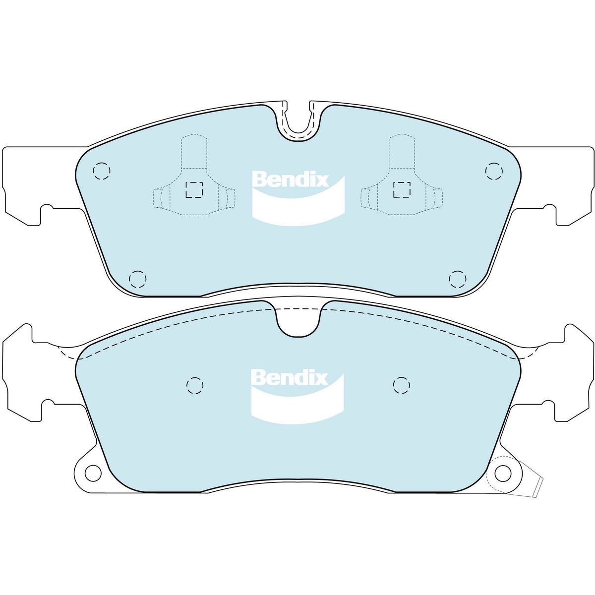 Bendix Heavy Duty Brake Pads Set Front - DB2216HD