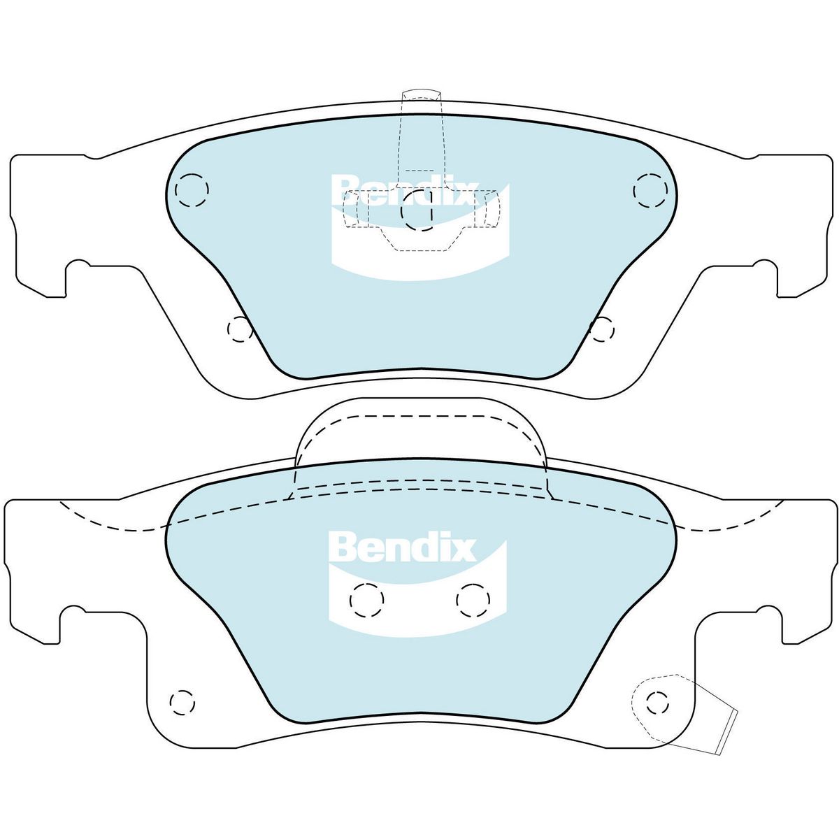 Bendix Heavy Duty Brake Pads Set Rear - DB2217HD