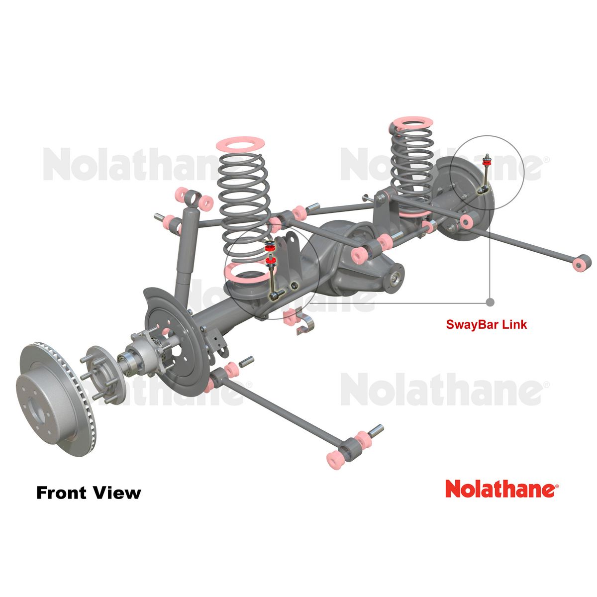 Nolathane Rear Sway Bar Link - 42861