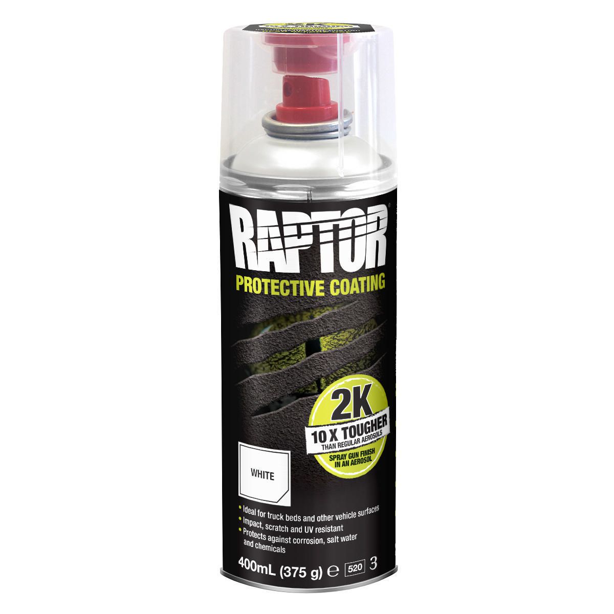 Raptor Protective Coat White 400ml - RLW/AL