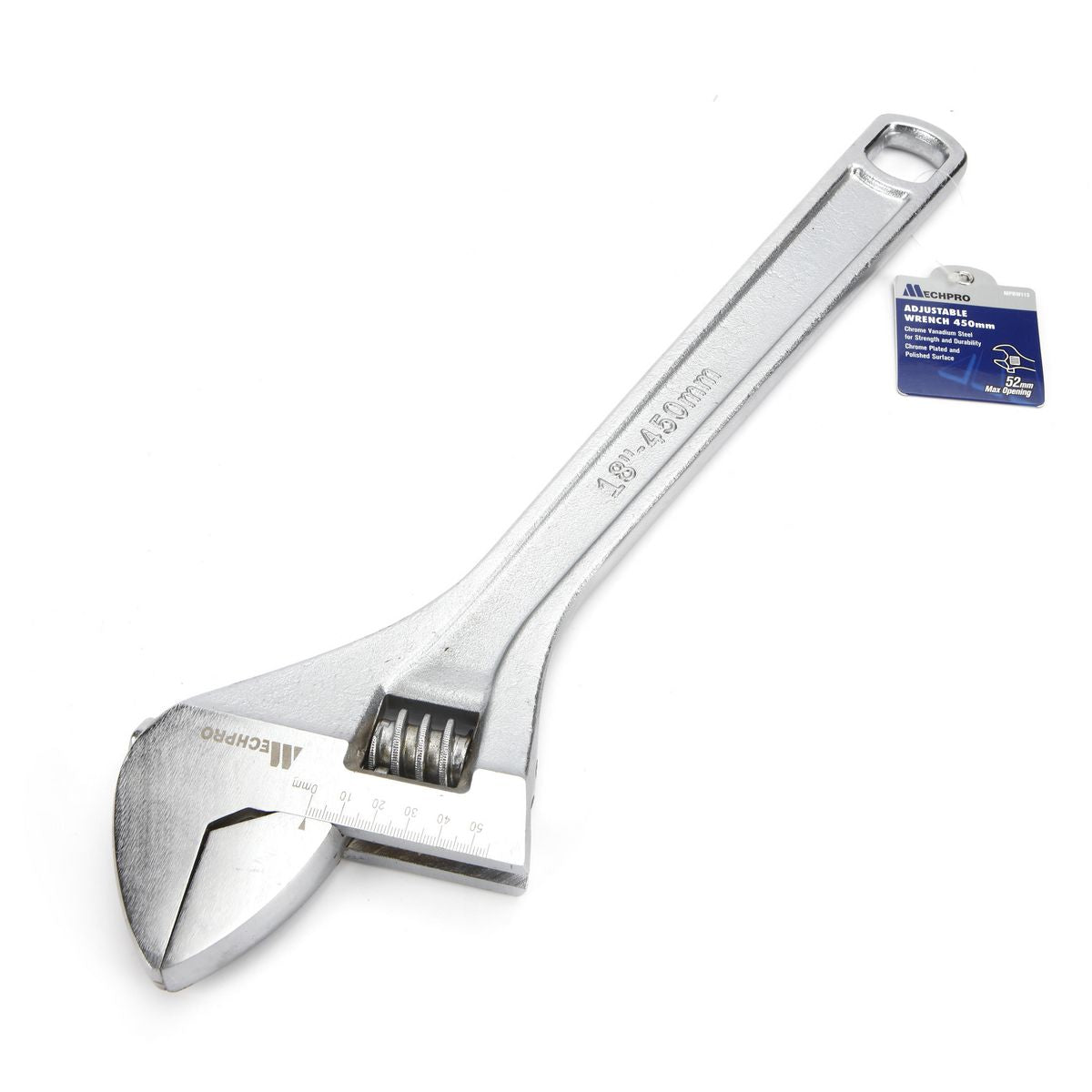 Mechpro Blue Adjustable Wrench 450mm - MPBW113