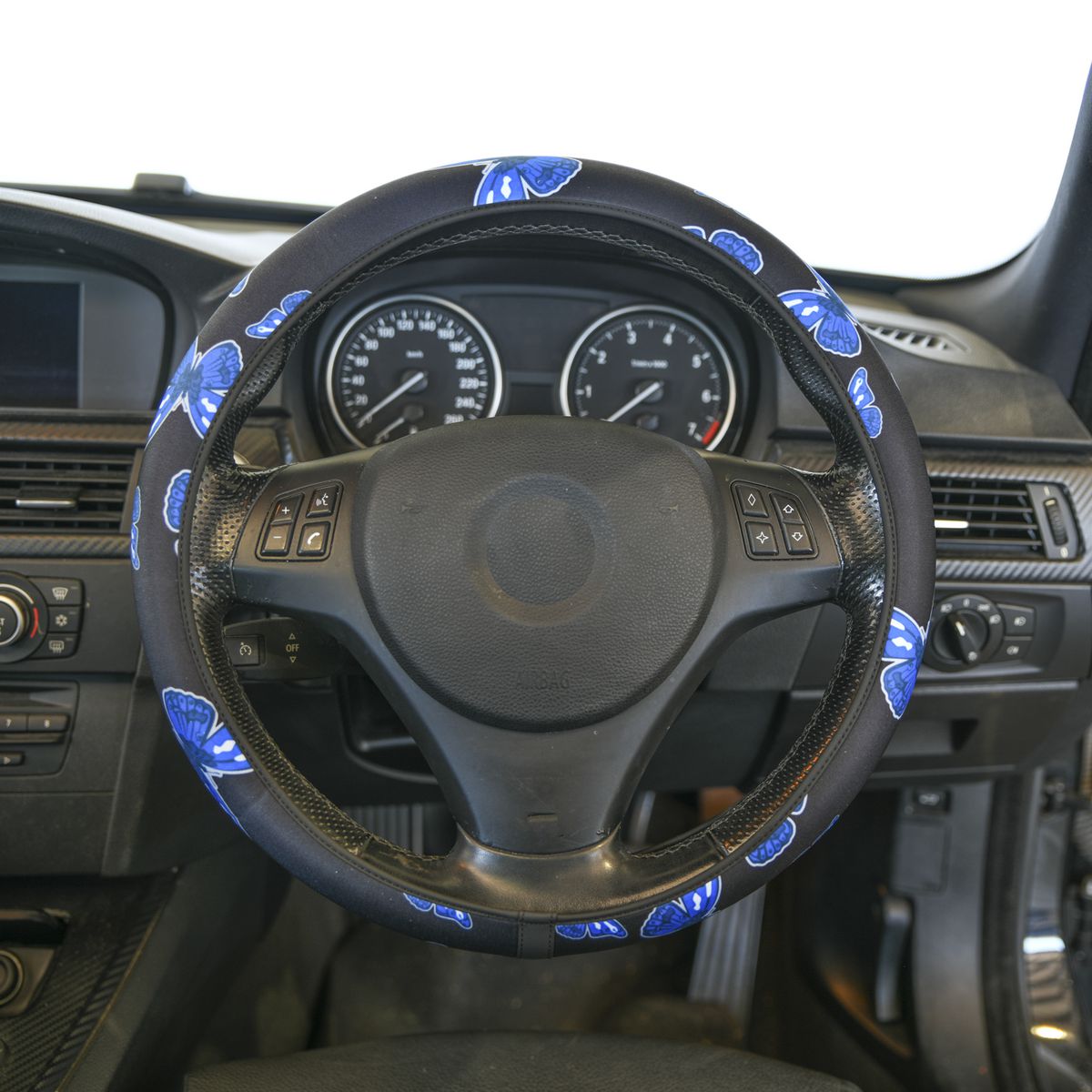Gear Up Steering Wheel Cover Butterflies