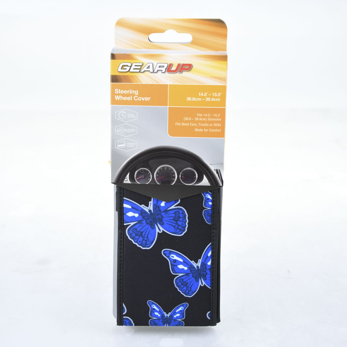 Gear Up Steering Wheel Cover Butterflies