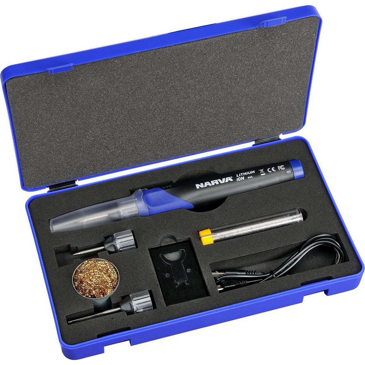 Narva 50W Rechargeable Soldering Iron Kit - 56394