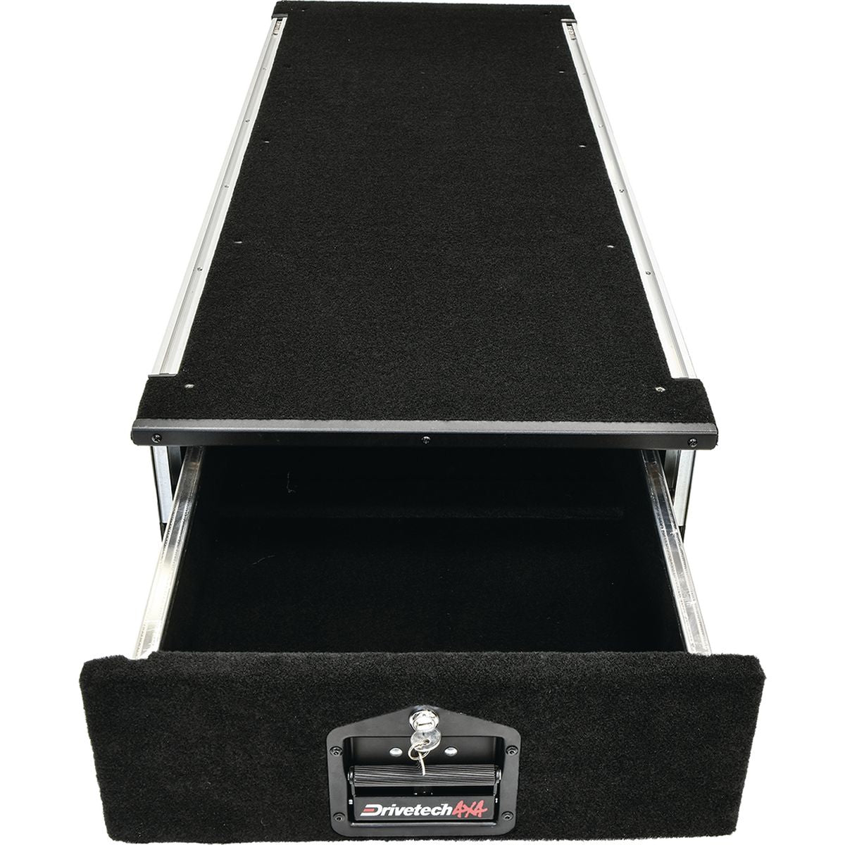 Drivetech4x4 Vehicle Drawer Single Aluminium 1300 - DT-DS1300S