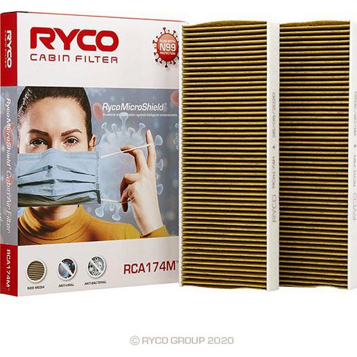 Ryco Cabin Filter - Microshield - RCA174M