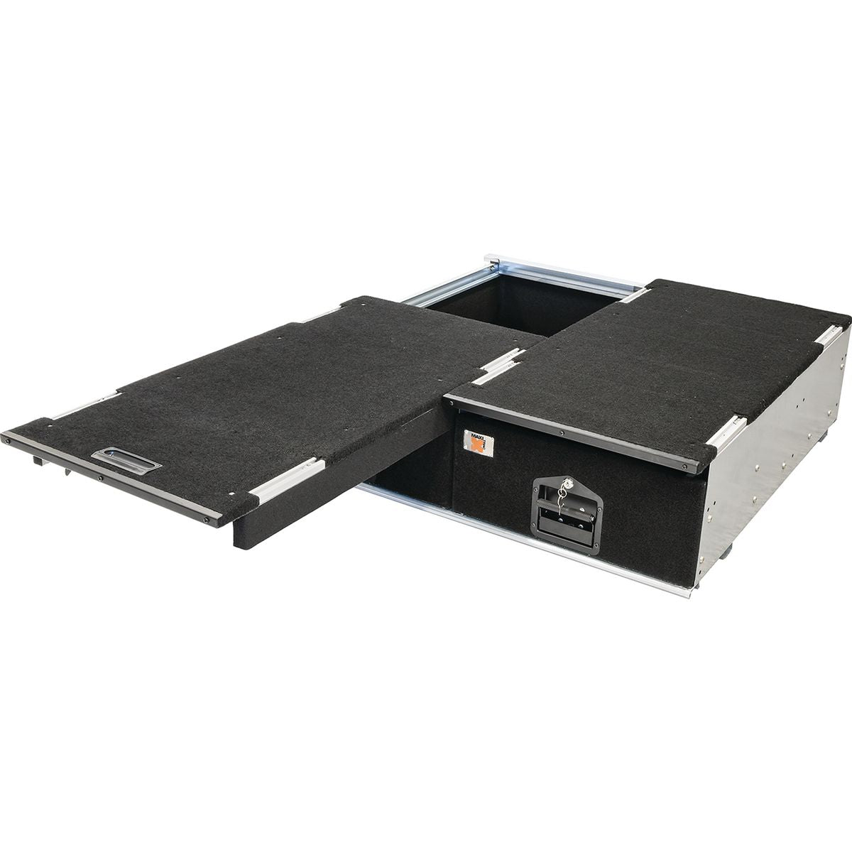 Maxi Trac 4WD Vehicle Storage Drawer Twin 990mm with Fridge Slide - MT-DS1000T
