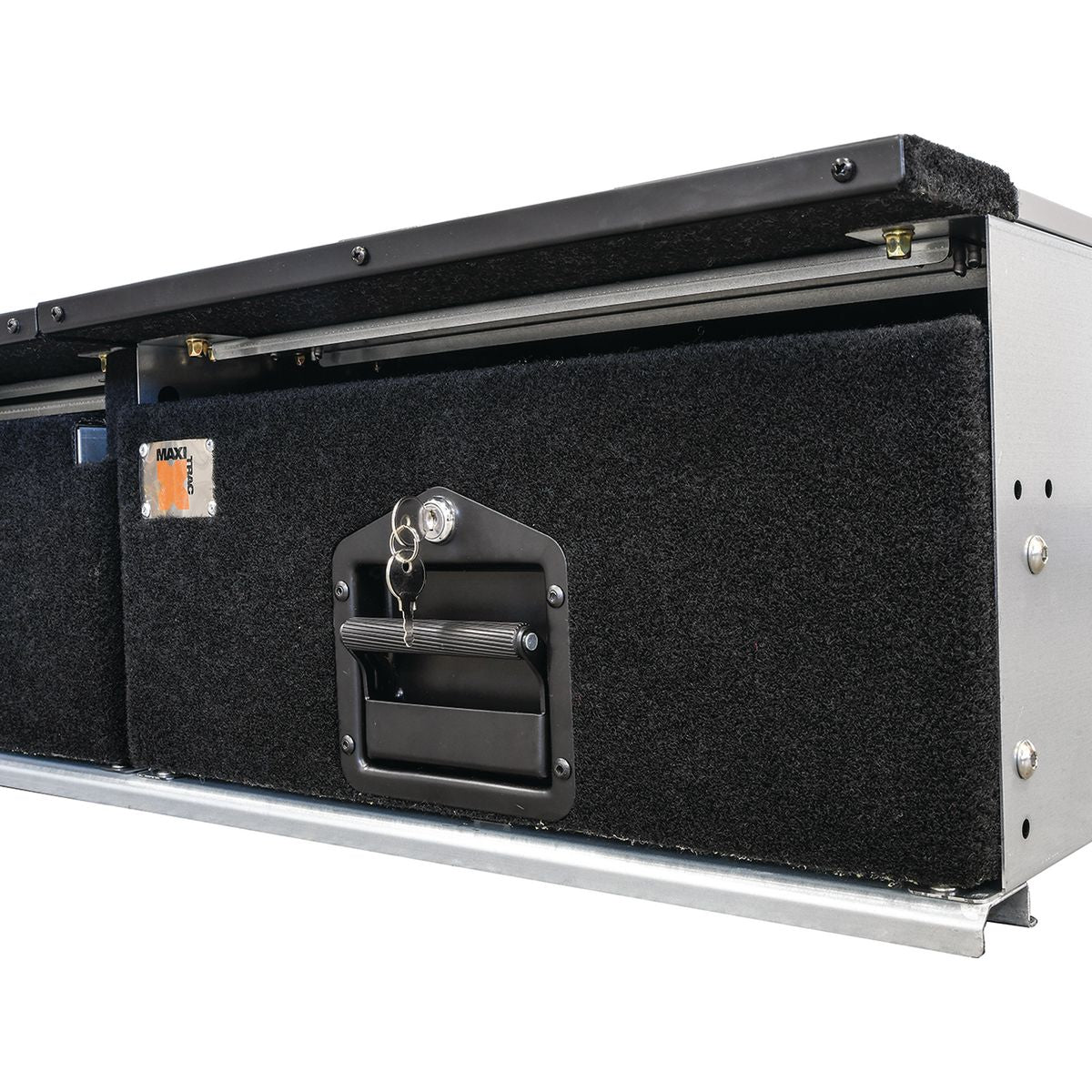 Maxi Trac 4WD Vehicle Storage Drawer Twin 990mm with Fridge Slide - MT-DS1000T