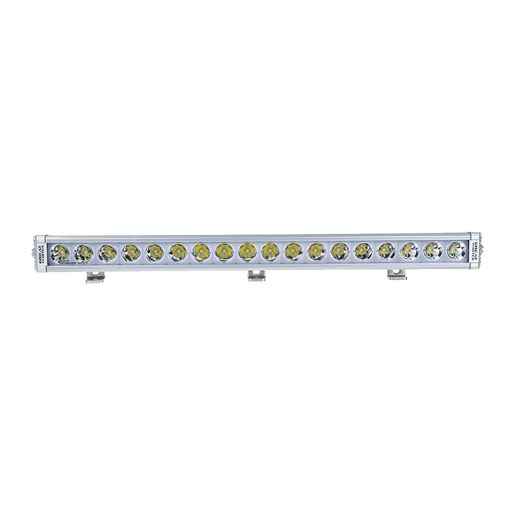 Great Whites Attack Alloy LED Driving Light Bar Backlit (18x5W) Spot Beam 11-32V - GWB5184A