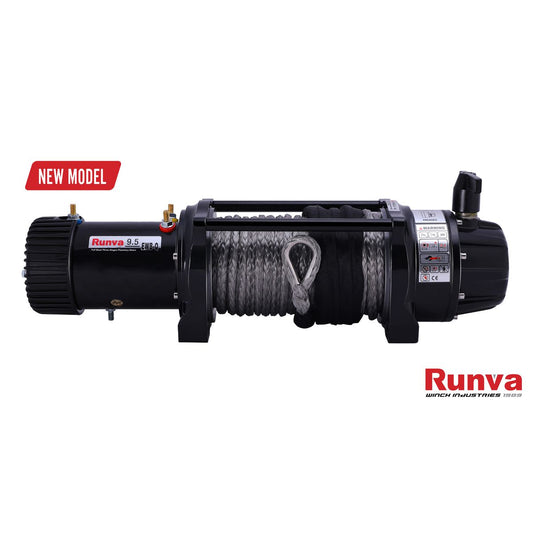 Runva EWB9500-Q Premium 12V With Synthetic Rope - EWB9500Q12VD