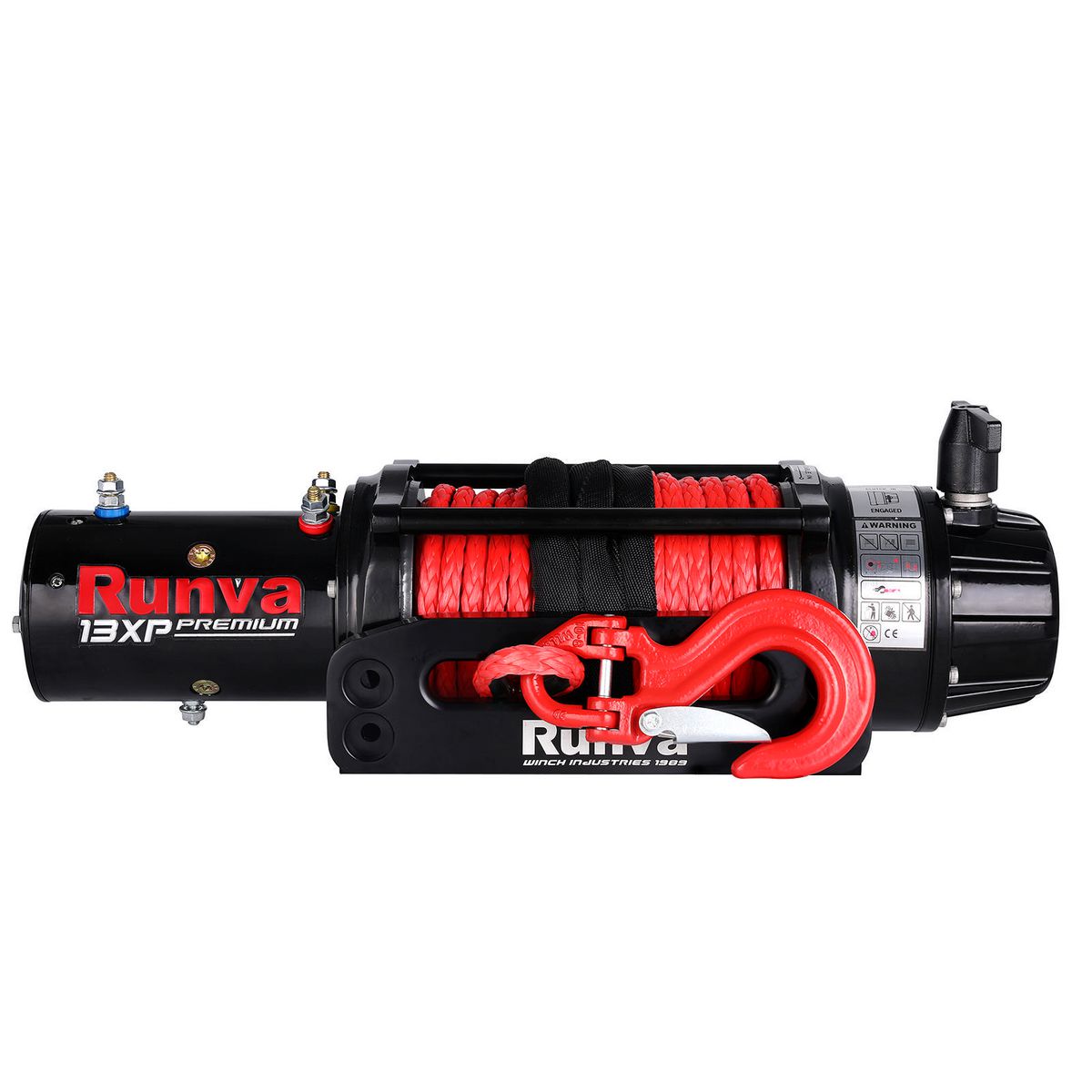 Runva 13XP Premium 24V With Synthetic Rope - 13XPPREMIUM24VD