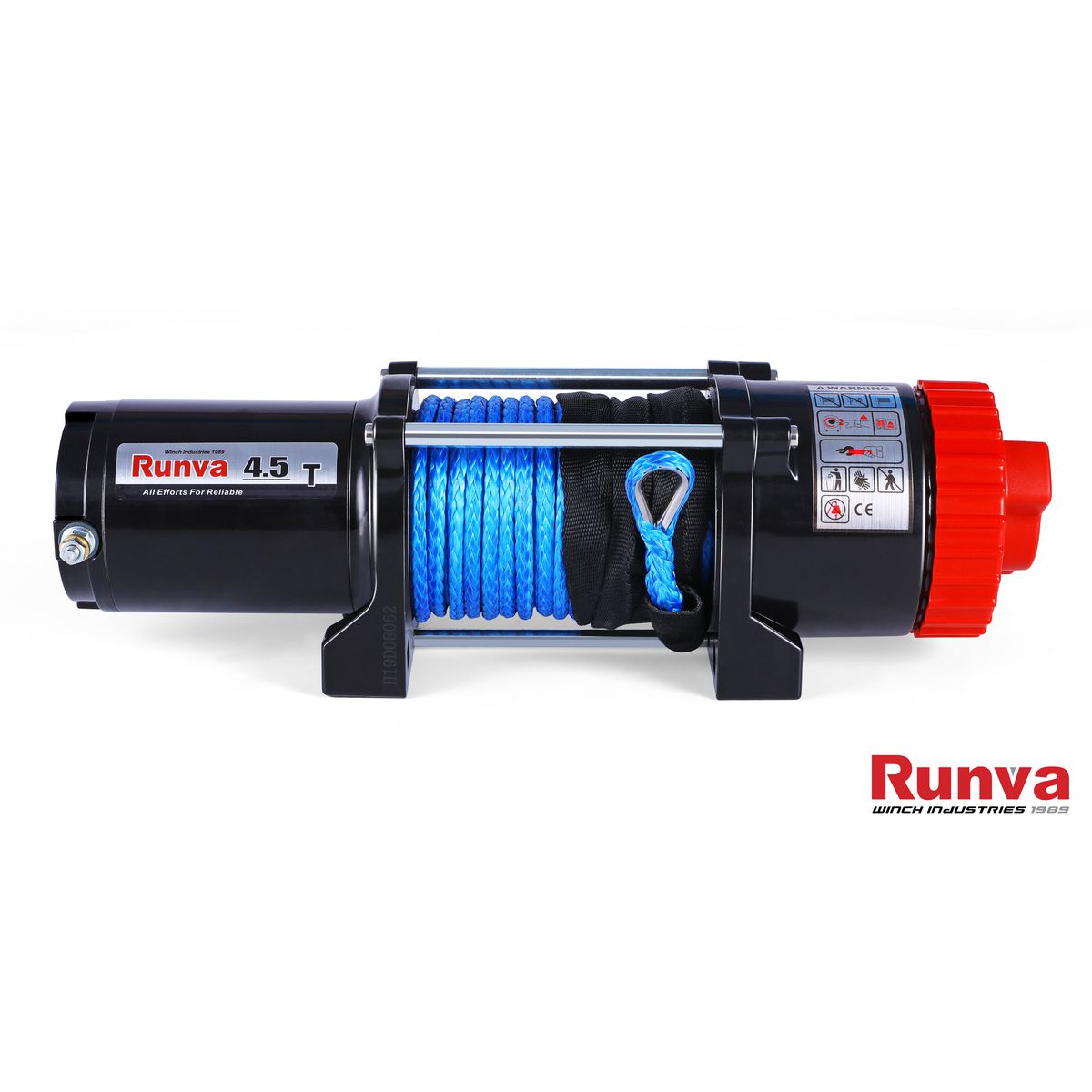 Runva EWT4500 12V Winch W Synth Rope - EWT450012VD