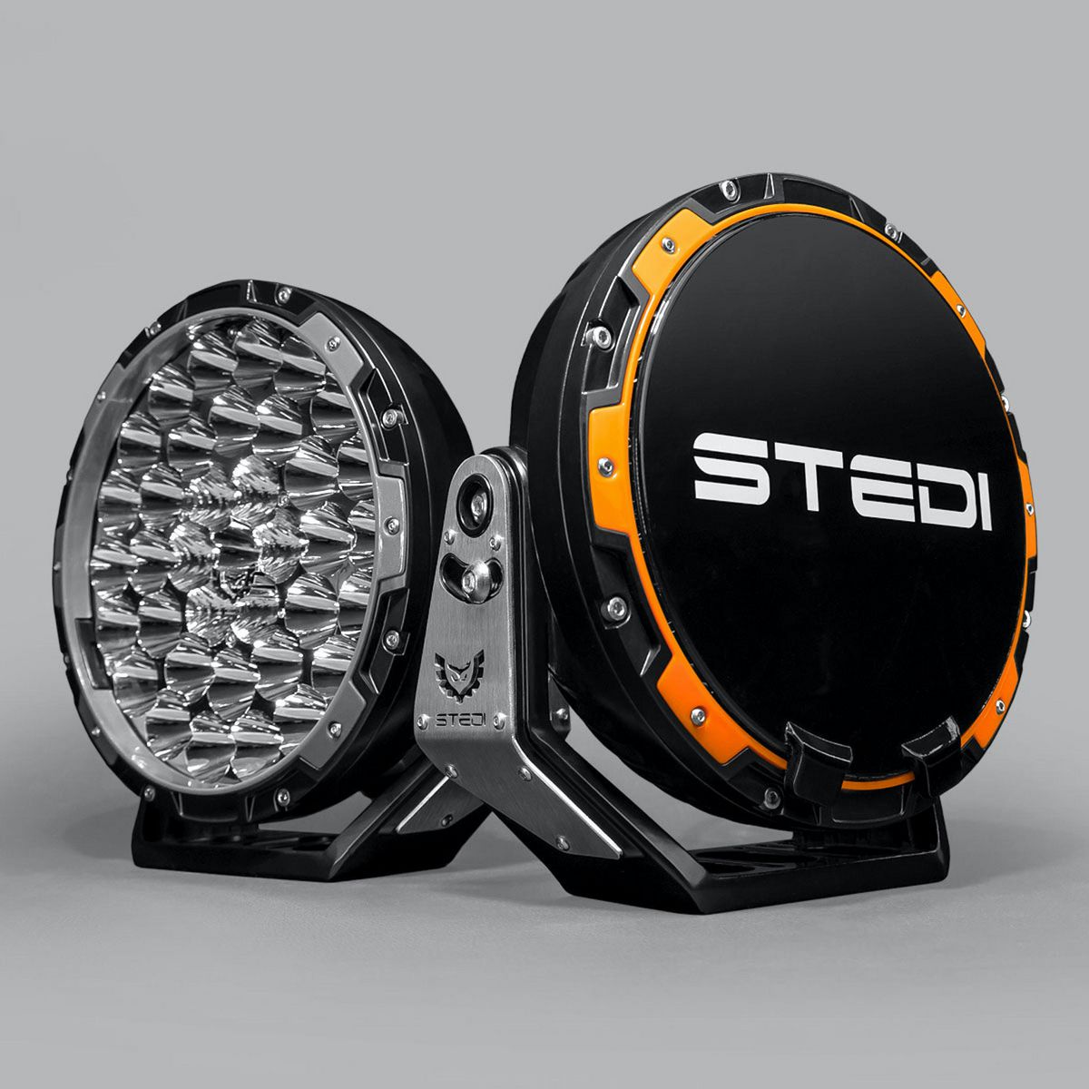 STEDI Type-X Pro LED Driving Lights with Blue Colour Ring and Snatch Multi-Function Tool Bundle