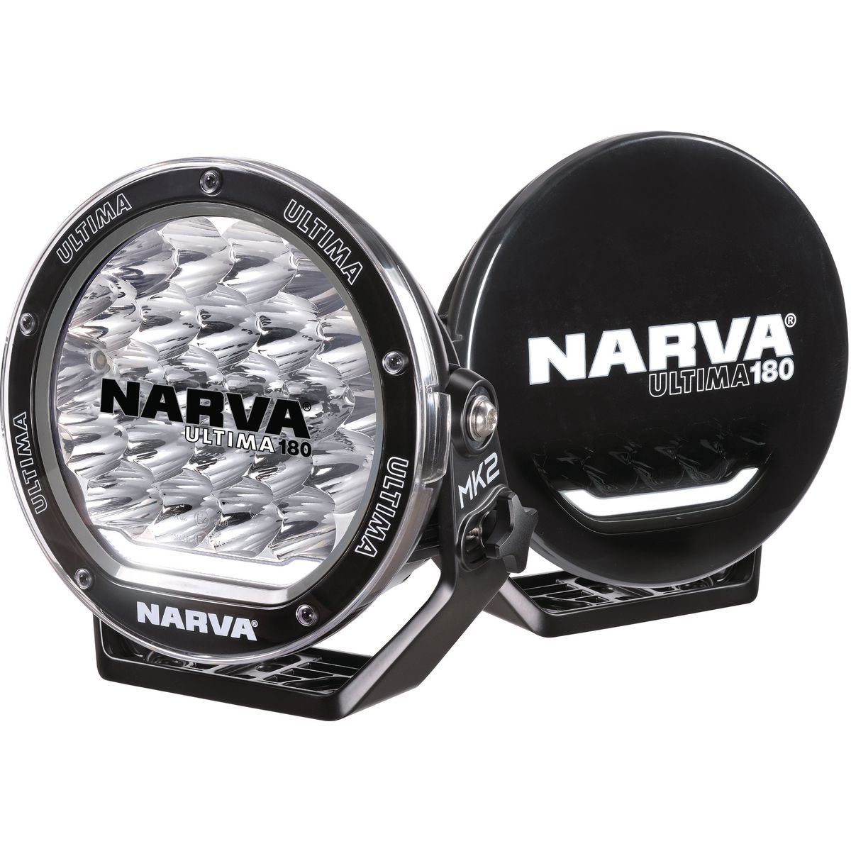 Narva Ultima 180 Mk2 Black Driving Light Kit - 71732BK