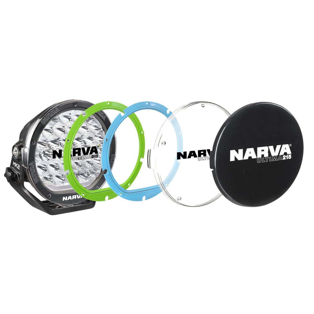 Narva Ultima 215 Mk2 Black Driving Light Kit - 71742BK