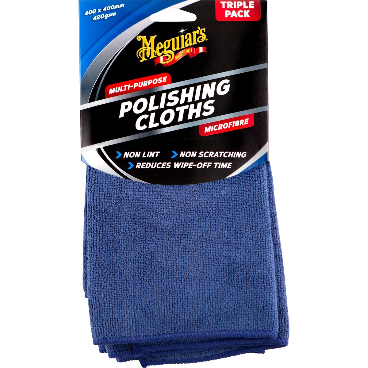 Meguiar's Multi-Purpose Microfibre Polishing Cloth Triple Pack - AG3030T