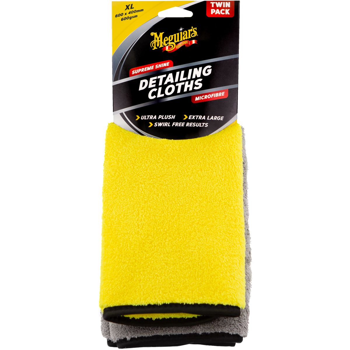 Meguiar's Supreme Shine Detailing Cloths Twin Pack - AX2020