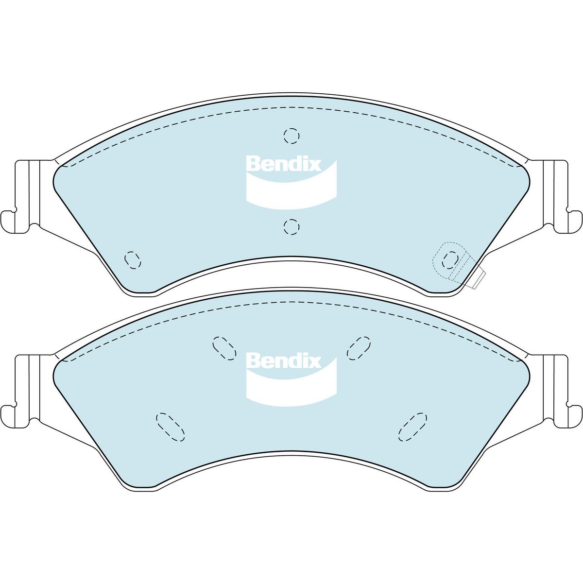 Bendix Ultimate 4WD Brake Pads Front - DB2074ULT4WD