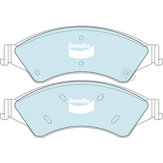 Bendix Ultimate 4WD Brake Pads Front - DB2074ULT4WD