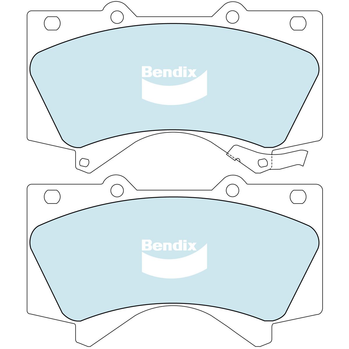 Bendix Ultimate 4WD Brake Pads Front - DB1838ULT4WD