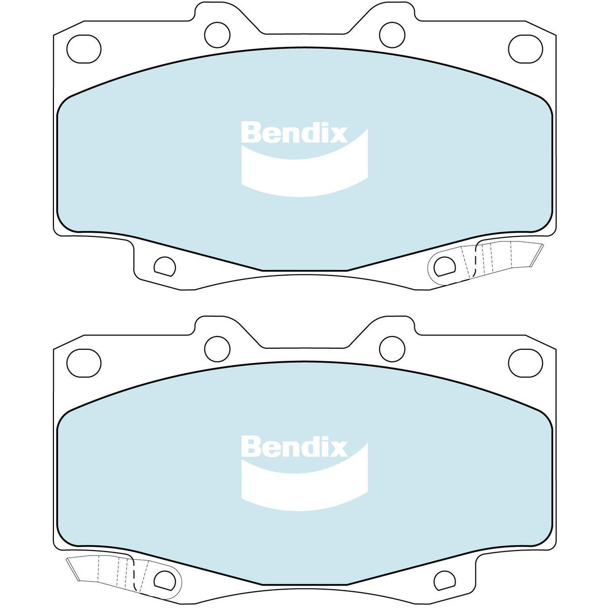 Bendix Ultimate 4WD Brake Pads Front - DB1739ULT4WD