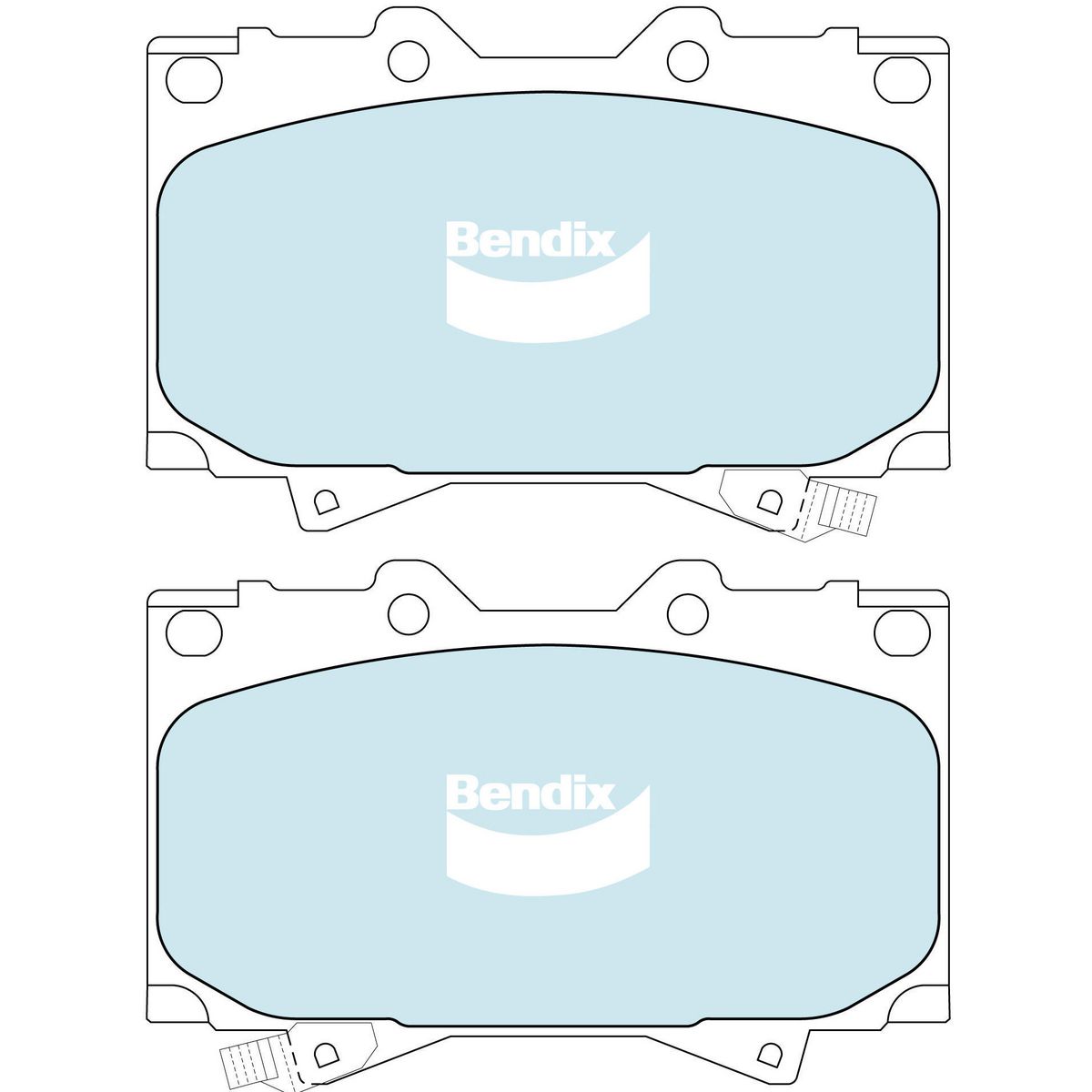 Bendix Ultimate 4WD Brake Pads Front - DB1365ULT4WD