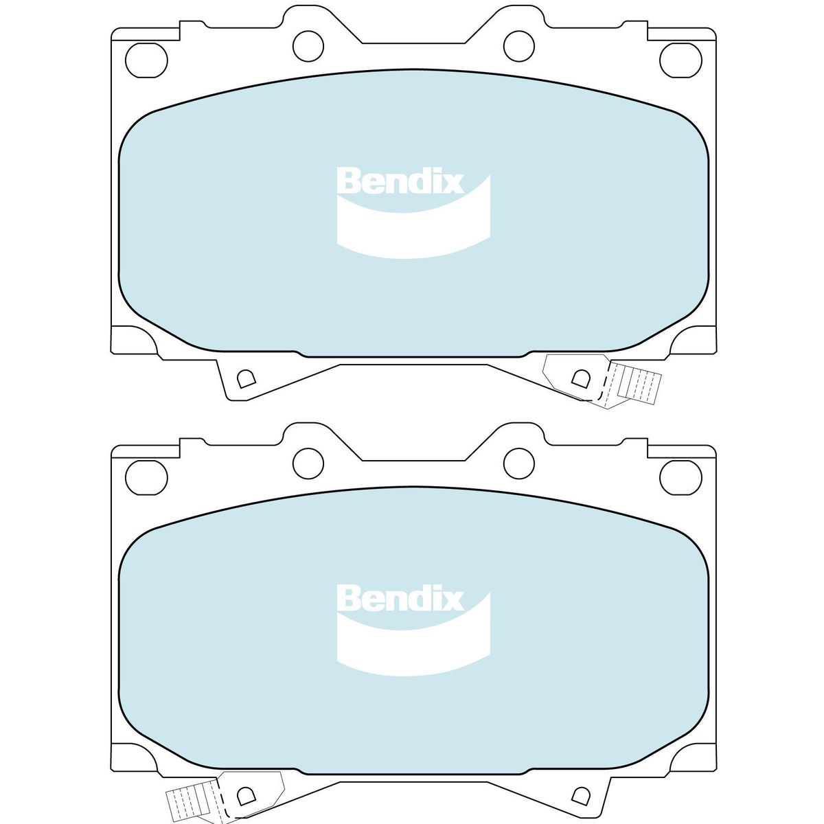 Bendix Ultimate 4WD Brake Pads Front - DB1365ULT4WD