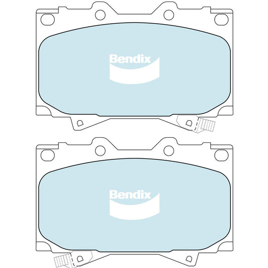 Bendix Ultimate 4WD Brake Pads Front - DB1365ULT4WD