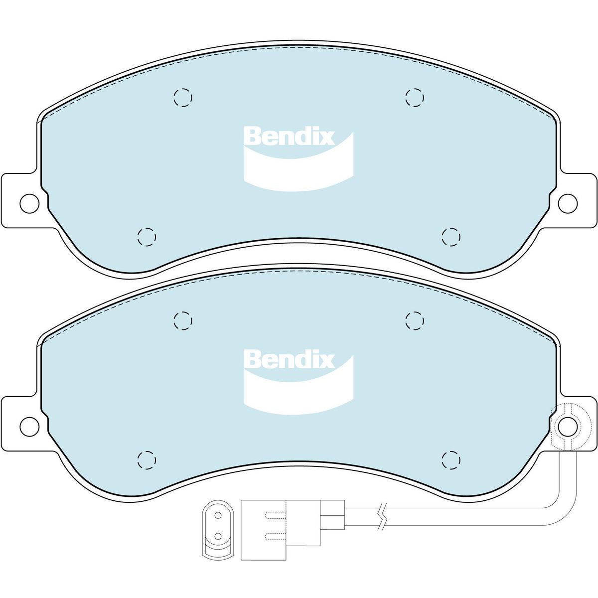 Bendix Ultimate 4WD Brake Pads Set Front - DB1915ULT4WD