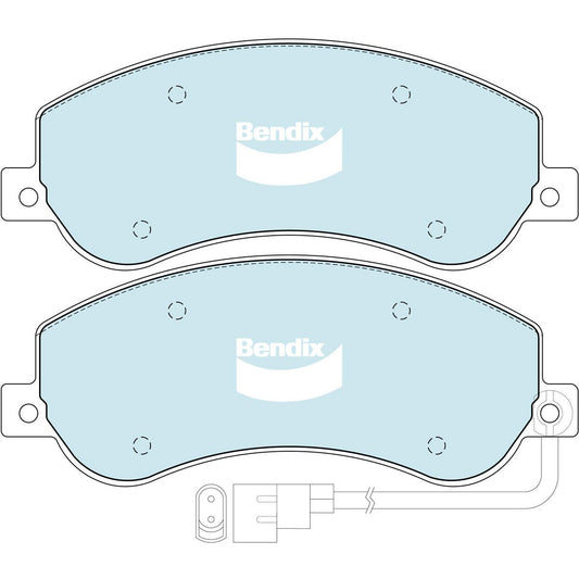 Bendix Ultimate 4WD Brake Pads Set Front - DB1915ULT4WD