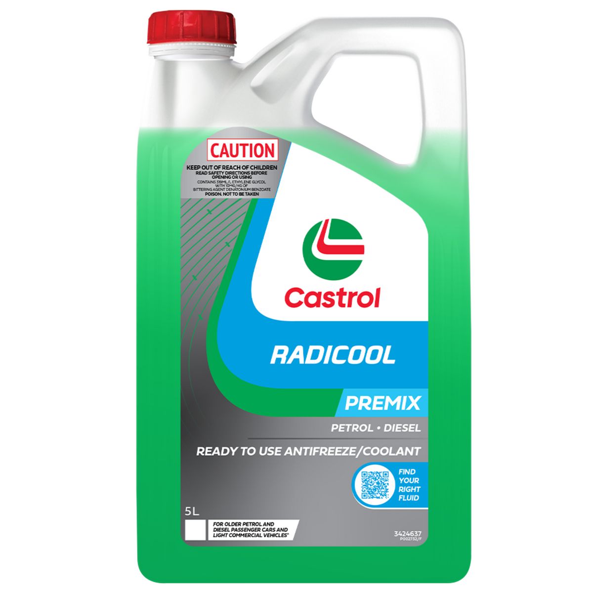 Castrol Radicool Premix Coolant 5L - 3424637