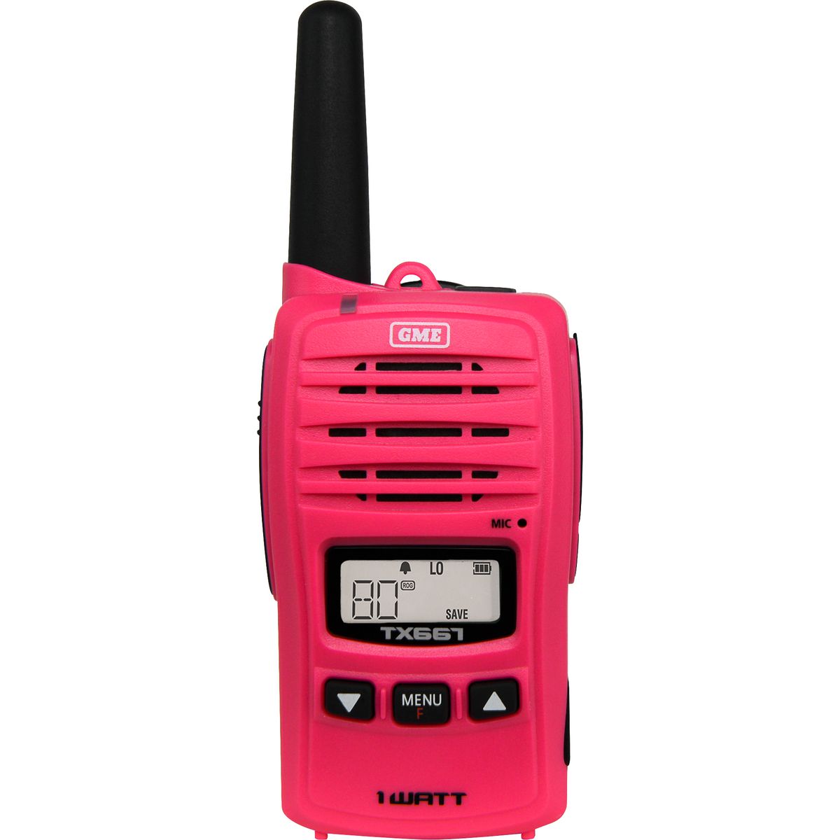 GME 1 Watt UHF CB Handheld Radio McGrath Foundation Pink - TX667MCG