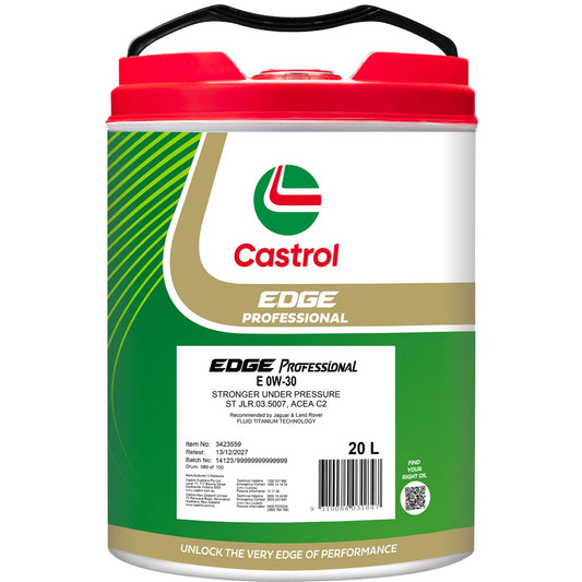 Castrol Edge Professional E 0W-30 Engine Oil 20L - 3423559