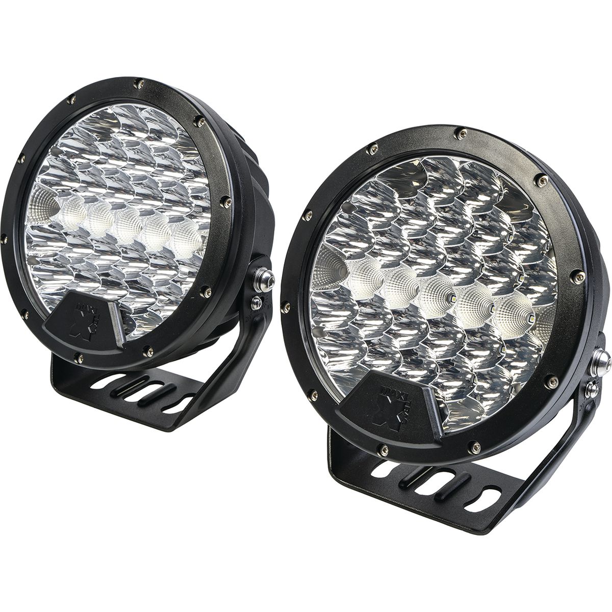 Maxi Trac 180mm LED Driving Light Kit, 13777 Lumens, Waterproof, Wiring Harness Included - MTDL-180KIT