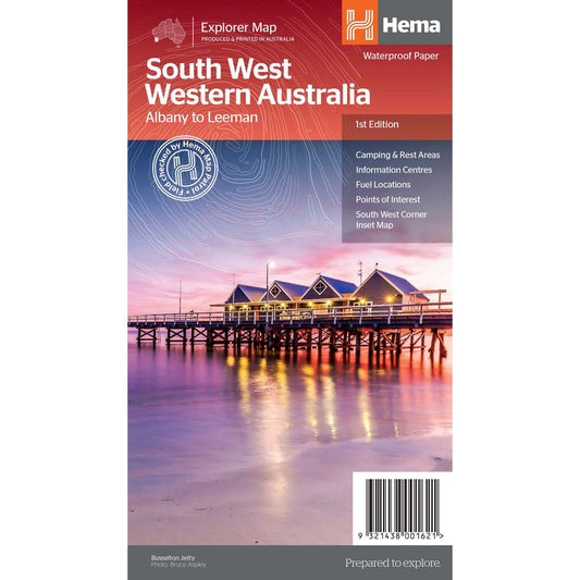 HEMA South West Western Australia Ed 7 - 9321438001621